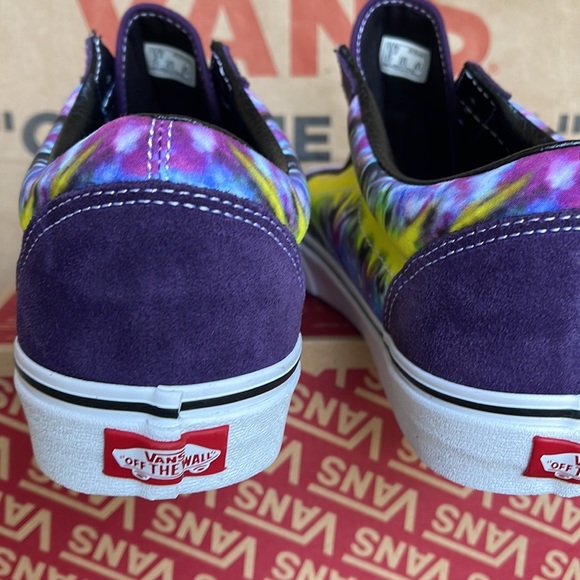 Vans Old Skool Tie Dye Mysterioso/True White Men’s sneakers - Picture 14 of 16